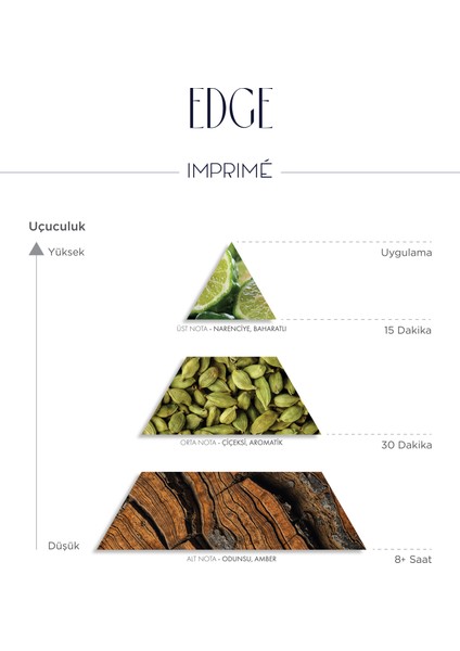 Edge Edp Erkek Parfüm 50ML | Aromatik & Odunsu | Bergamot, Limon, Pembe Biber, Lavanta, Amber, Misk fırsatları