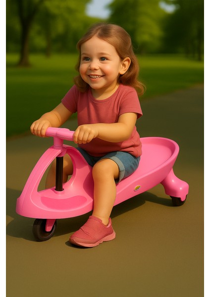 Swing Car Karınca Kaykay Pembe