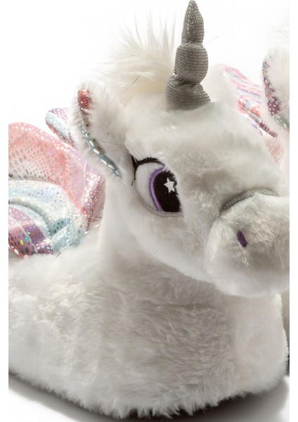 Lea Çocuk Hayvanlı Panduf Beyaz 34/39