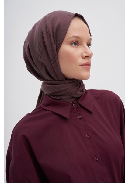 Simetrik Jakar Italyan Ipekli Şal Koyu Gül Kurusu fırsatları