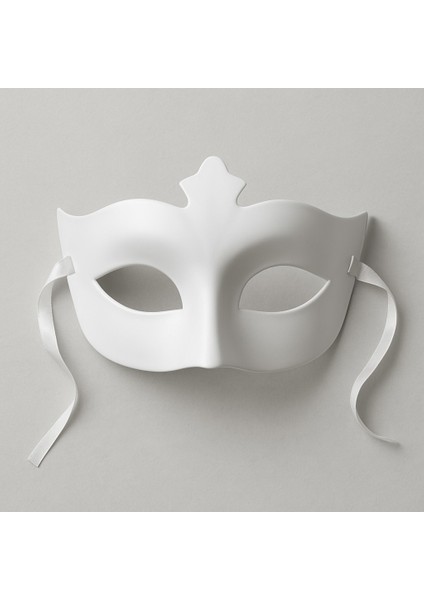Beyaz Maske Parti Maskesi Yetişkin Kadın Kostüm Aksesuarı Şık ve Zarif Tasarım Göz Maskesi fiyatları