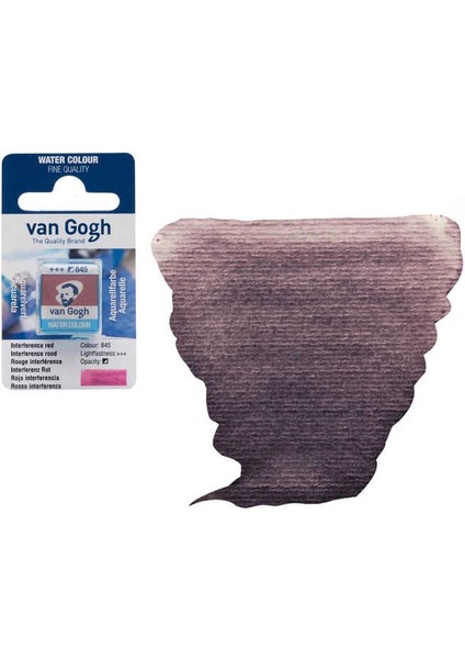 Van Gogh 1/2 Tablet Sulu Boya 845 Interference Red