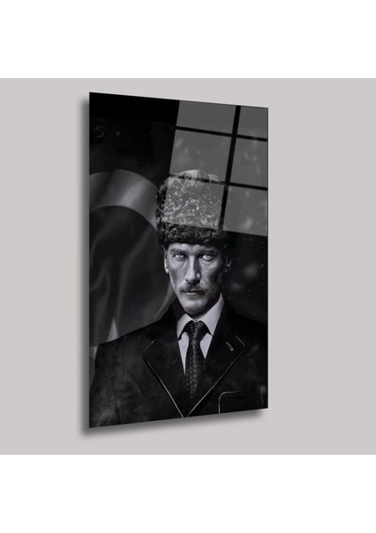 Mustafa Kemal Atatürk - Cam Tablo - DEG0110 fiyatları