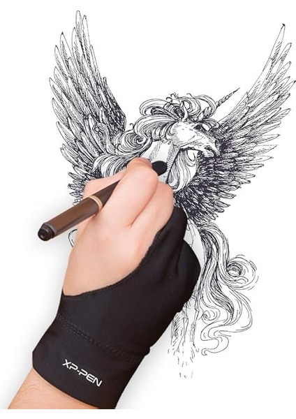 Elastik Likra Çürüme Önleyici Eldiven, Grafik Tablet/kalem Ekranı/ışıklı Kutu Için (Sağ ve Sol Için Uygun) (M) fiyatları