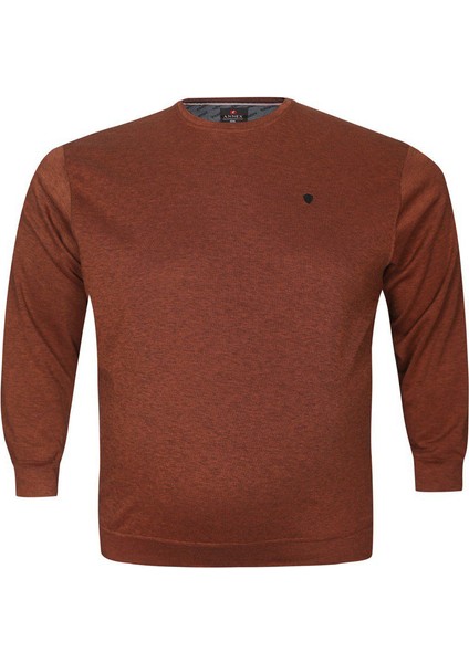 Büyük Beden Erkek Pamuklu Triko Sweat