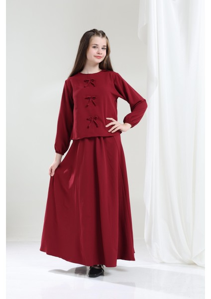 Nora Kız Çocuk Takım Bordo fiyatları