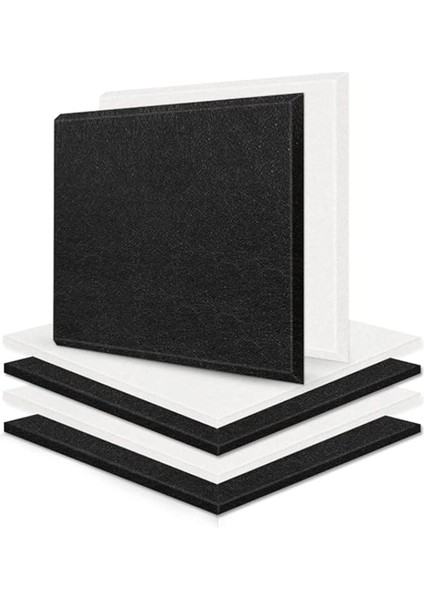 6'lı Paket Akustik Geçirmez Duvar Panelleri Kayıt Stüdyosu, Tavan, Ofis Vb. Için Yüksek Yoğunluklu Geçirmez Fayanslar.