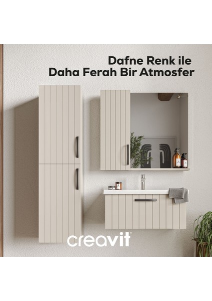 D10 Next Lavabo Dolabı Iki Çekmeceli 80 cm Dafne Lake Kapak fırsatları