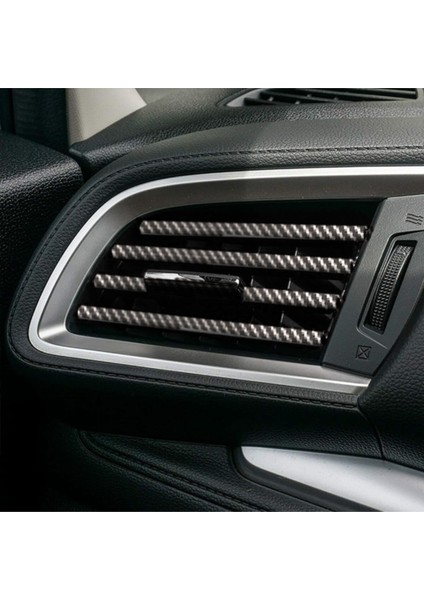 Araç Içi Klima Havalandırma Izgarası Dekoratif Şerit Trim Seti Karbon fiyatları