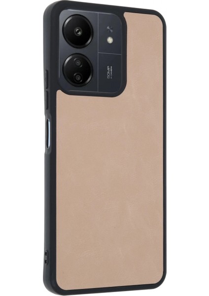 Xiaomi Redmi 13C Kılıf Aras Deri Kapak - Pudra (K95) fiyatları