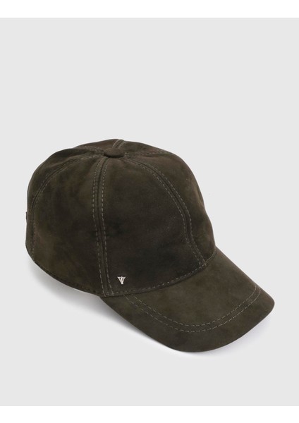 Valguri Hakiki Süet Deri Yeşil Unisex Şapka fiyatları