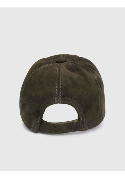 Valguri Hakiki Süet Deri Yeşil Unisex Şapka fırsatları