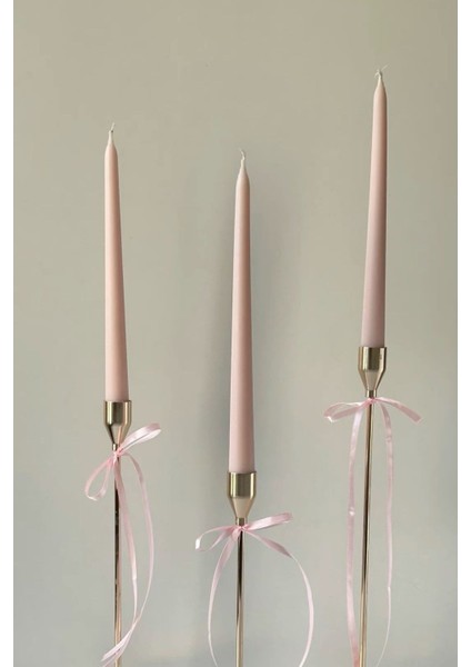 Şamdan Mum 3’lü Set