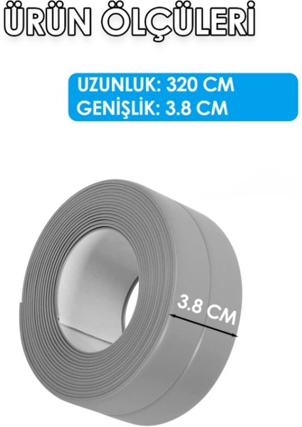3.2 mt Su Sızdırmaz Geçirmez Bant Lavabo Küvet Tezgah Kenar Bandı Banyo Mutfak Pencere Yalıtım Bandı fiyatları