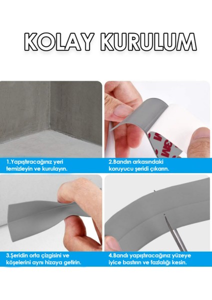 3.2 mt Su Sızdırmaz Geçirmez Bant Lavabo Küvet Tezgah Kenar Bandı Banyo Mutfak Pencere Yalıtım Bandı fırsatları