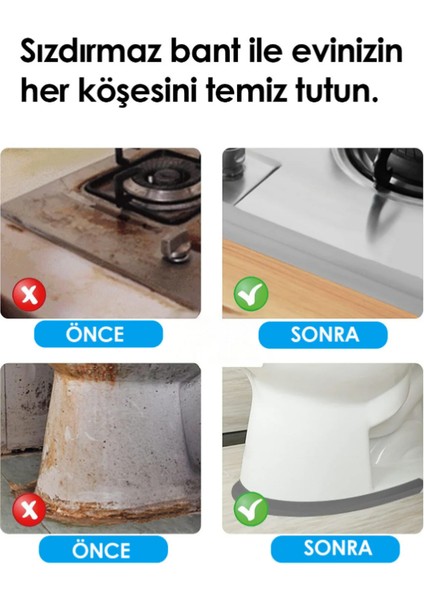 3.2 mt Su Sızdırmaz Geçirmez Bant Lavabo Küvet Tezgah Kenar Bandı Banyo Mutfak Pencere Yalıtım Bandı indirimleri