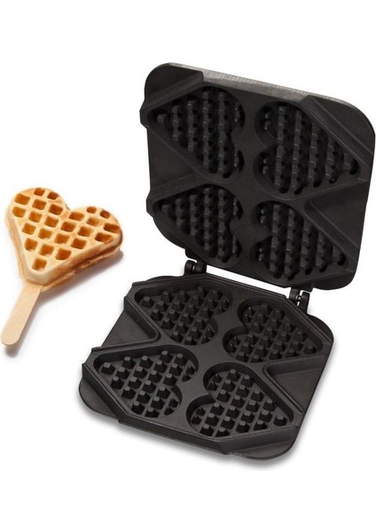 Glanz Neumarker Çubukta Kalp Waffle Plakası