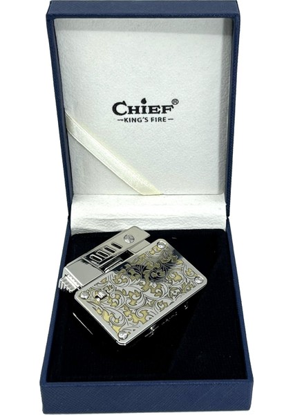 King's Fire Ibelo Model Ornamental Desenli Lüks Çakmak indirimleri