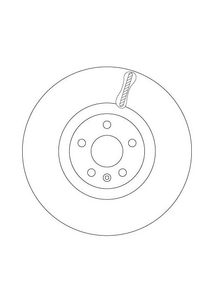 Ön Fren Diski Adet Volvo S60 Iıı S90 Iı V60 Iı V90 Iı XC40 XC60 Iı XC90 Iı 17 345 Cap