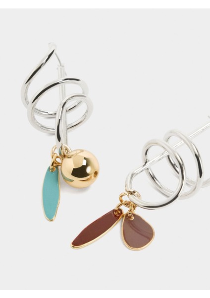 Mineli Sarmal Damla Küpeler modelleri