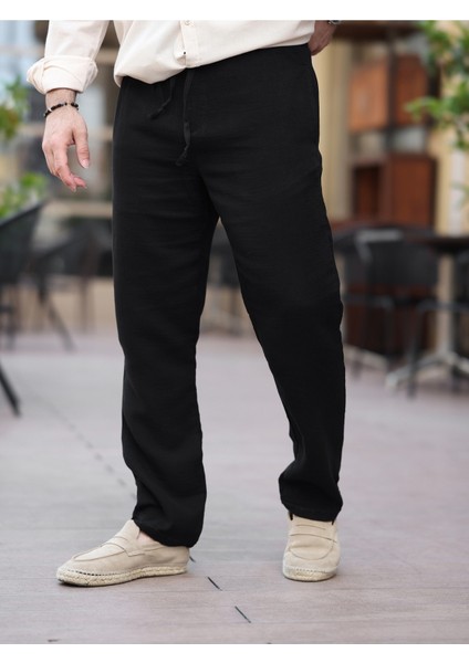 Müslin Kumaş Hafif Rahat Jogger