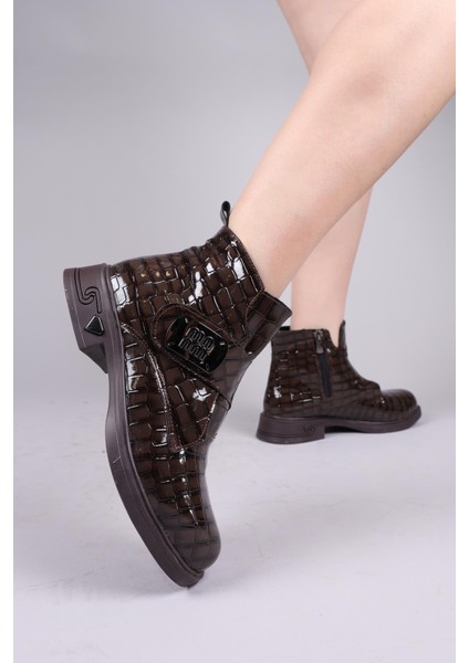 Dubbo Cırtlı Rugan Bot Kahverengi