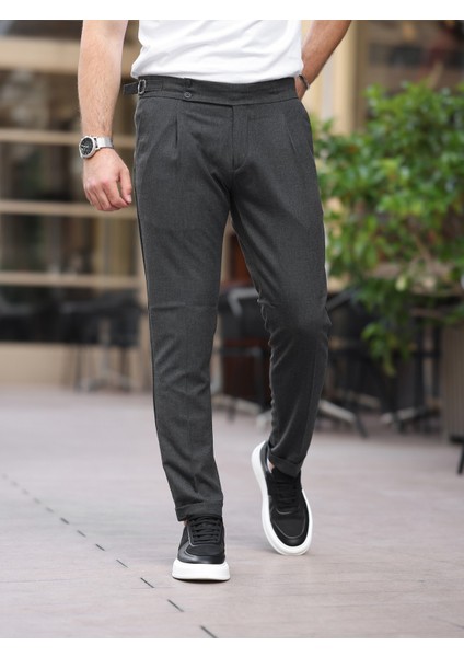 Old Money Pileli Likralı Kumaş Pantolon fırsatları