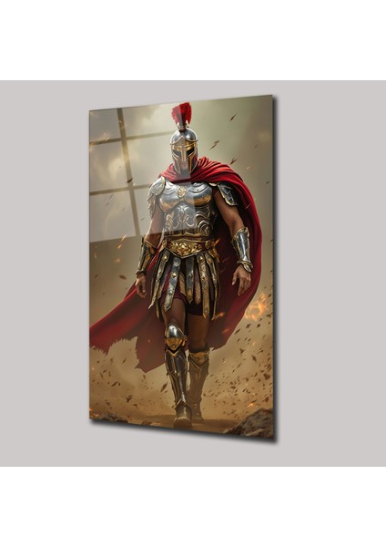 Eski Çağ Roma Askeri - Cam Tablo - DEG0095