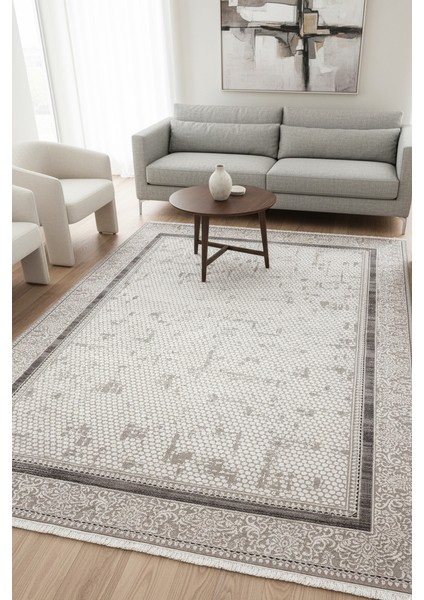 Arass Salon Halısı Oturma Odası Halısı Klasik Desenli Halı Yumuşak Dokulu Modern Dokuma Halı