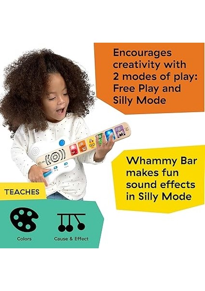 Einstein Strum Along Songs Magic Touch Ahşap Oyuncak, 6 Ay ve Üzeri Çocuklar Için Aktivite ve Duyusal Oyuncak fırsatları
