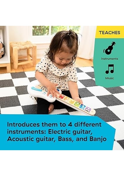 Einstein Strum Along Songs Magic Touch Ahşap Oyuncak, 6 Ay ve Üzeri Çocuklar Için Aktivite ve Duyusal Oyuncak indirimleri
