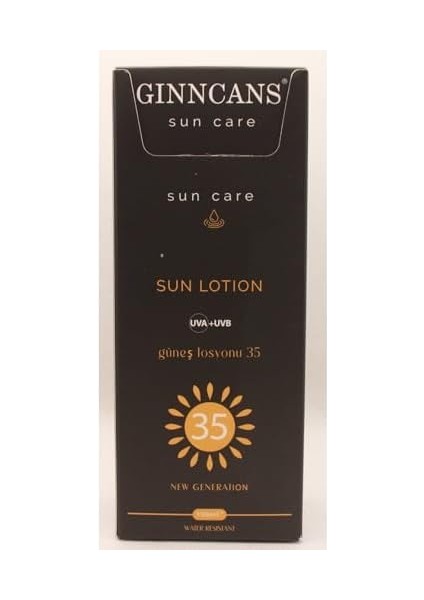 Cosmetıc & Cosmetıcs By Gınncans Sun Güneş Korucu Krem Spf+35 Uva+Uvb Güneş Koruyucu Losyon 150ML
