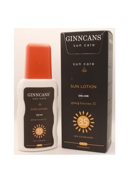 Cosmetıc & Cosmetıcs By Gınncans Sun Güneş Korucu Krem Spf+35 Uva+Uvb Güneş Koruyucu Losyon 150ML modelleri