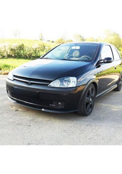 Opel Corsa C Uyumlu Evrensel Universal 3 Parça Cupra Kupra Ön Ek Tampon Dili Lip Esnek Karlık modelleri