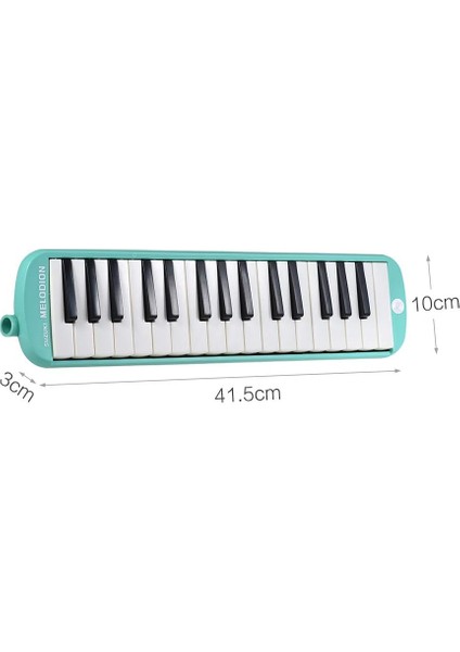 MX-32D Melodica Pianica 32 Piyano Tuşları Müzik Eğitimi Enstrümanı Uzun ve Kısa Lı Sert Kılıf Öğrenciler Çocuklar Için Yeşil 32 Anahtar indirimleri