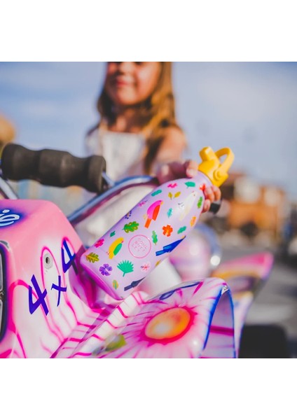 dıscovery Serisi Fly Free Çelik Suluk 500ML - Lila | Çocuklar Için Paslanmaz Çelik Suluk