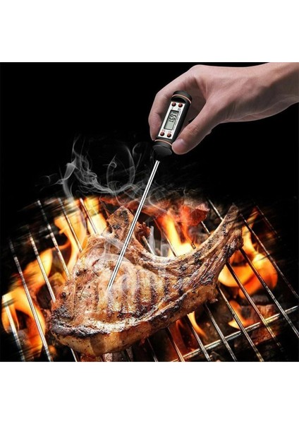 Gıda Termometresi Dijital Sıcaklık Derece Kutulu Et Süt Mama Yemek Isı Ölçer fırsatları
