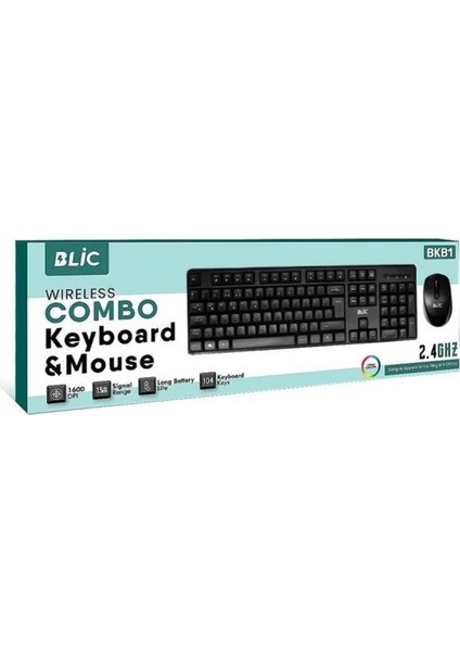 Combo Wireless Q Klavye Mouse Seti Bkb-1 fiyatları
