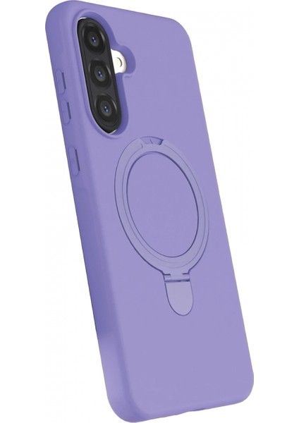 Samsung Galaxy A17 5g Regal Magsafe Standlı Kapak - Lila modelleri
