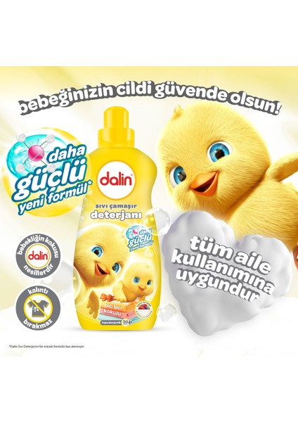 Çamaşır Deterjanı 1.5lt Bıcı Bıcı Kokulu (Hassas ve Hipoalerjenik Formül) (4 Lü Set) modelleri