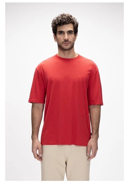 Collage T-Shırt Kırmızı