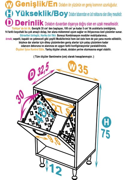 Söke Kirli Sepetli, Ayaklı, Çok Amaçlı Banyo Dolabı (14 Farklı Genişlik Seçeneği) fırsatları