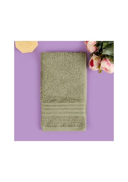 Soft Samantha El Havlusu - Haki - 30X50 cm