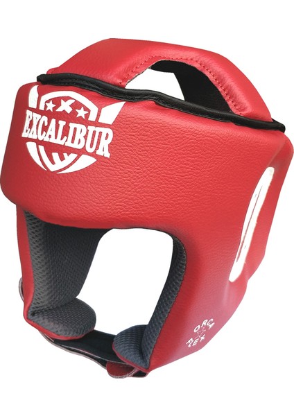 Açık Boks Kickboks Kaskı Kırmızı XS