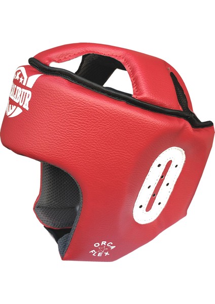 Açık Boks Kickboks Kaskı Kırmızı XS fiyatları