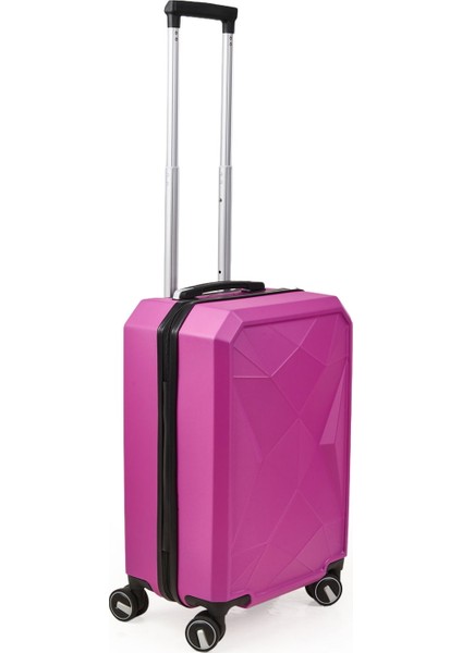 Travel Star Kabin Boy Abs Valiz - Pembe- 57X37X23 cm fiyatları