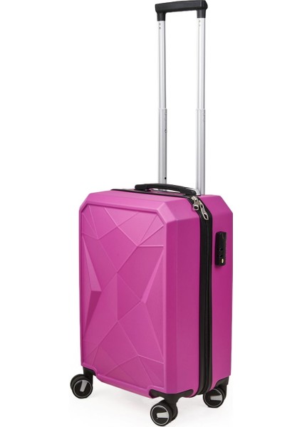 Travel Star Kabin Boy Abs Valiz - Pembe- 57X37X23 cm modelleri