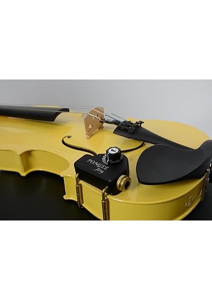 Joy Model Akustik Keman Için Piezo Mikrofon – Pasif Manyetik Pickup, Temaslı Montaj, Doğal Ton, 6.35MM Jak, Amfi ve Kayıt Için Uyumlu 2 Renk Seçeneği Siyah Beyaz (5, Siyah) modelleri