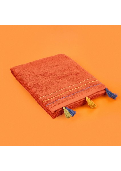 Soft Colorful Yüz Havlusu - Kiremit - 50X90 cm fiyatları
