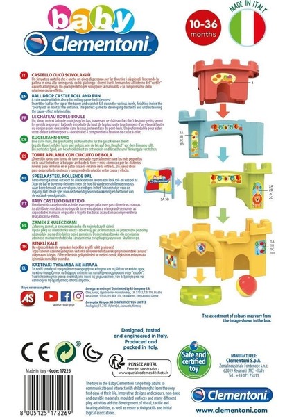 17226 Baby Clementoni Renkli Kale -Ilk Aktiviteler modelleri